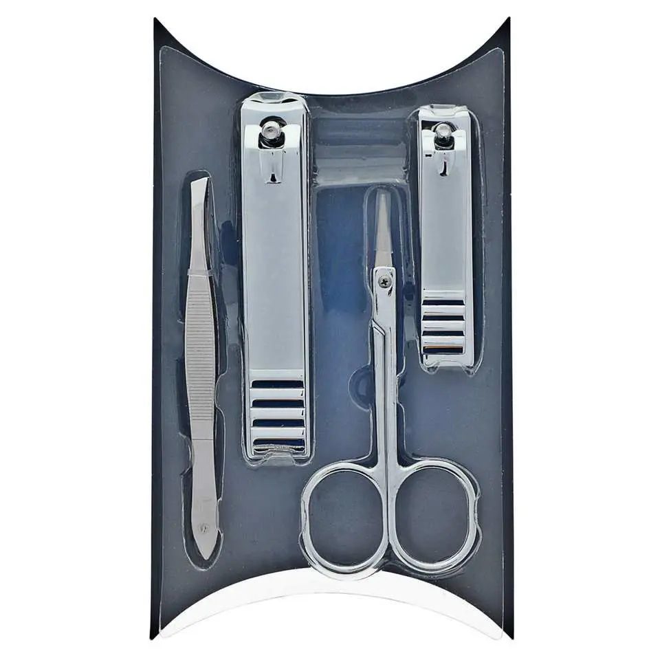 4 Pieces Manicure & Tweezer Set