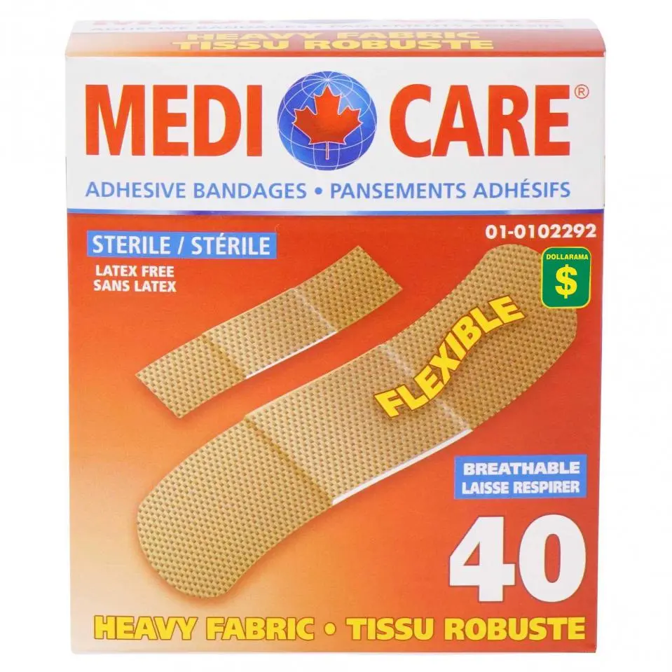 Heavy Fabric Adhesive Bandages 40PK