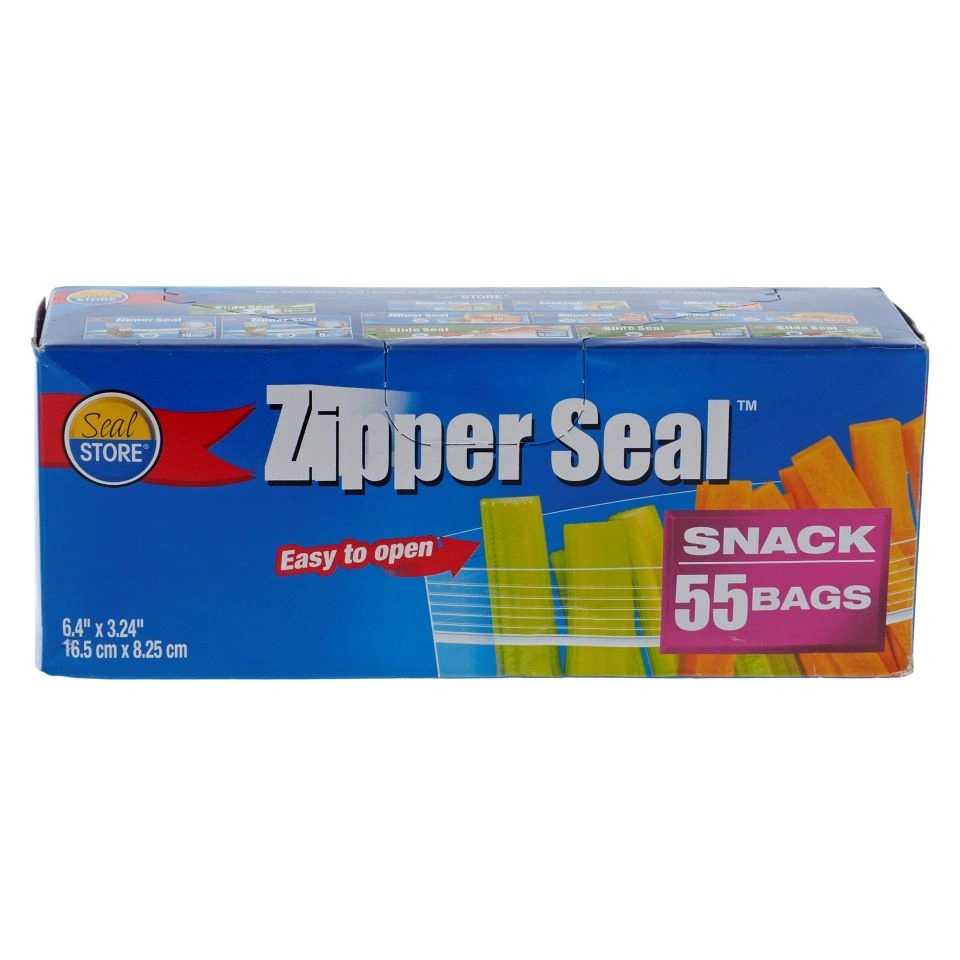 Zipper Seal Snack Bags 60PK