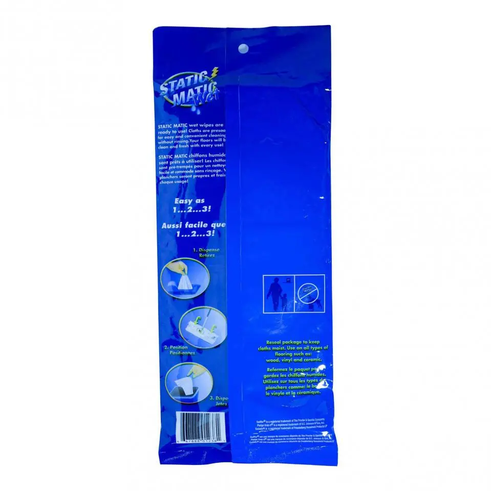 Wet Disposable Cloths 15PK