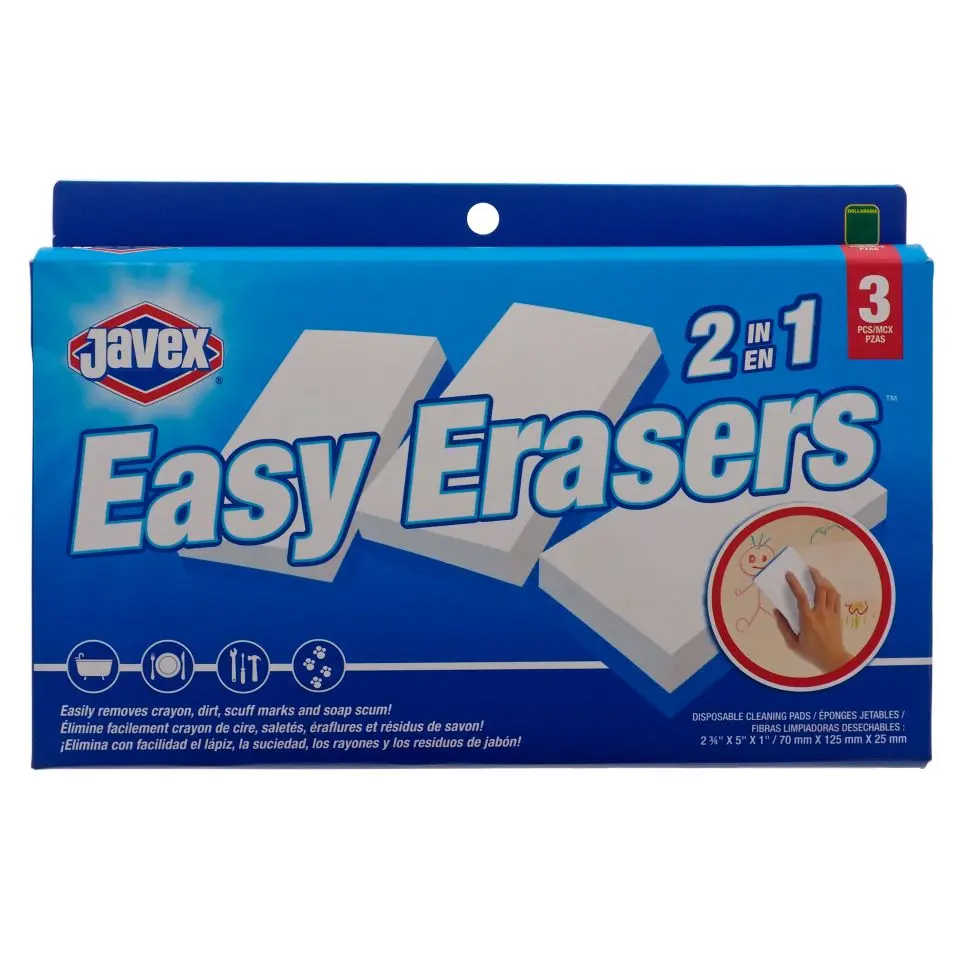 Double Easy Erasers 2PK