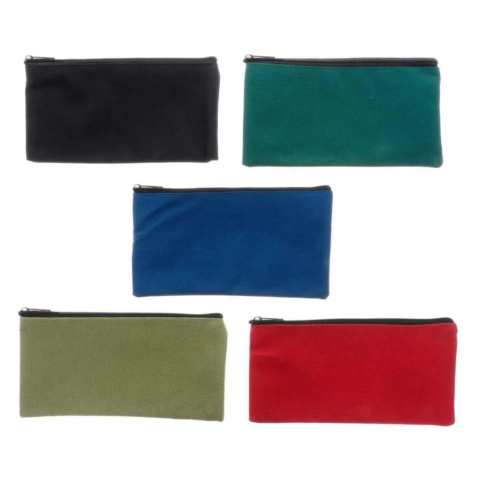 Pencil Case with Zipper (Assorted Colours)