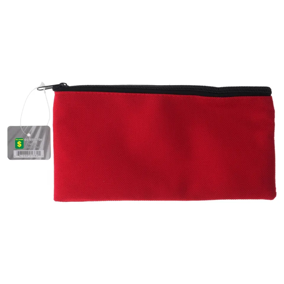 Pencil Case with Zipper (Assorted Colours)