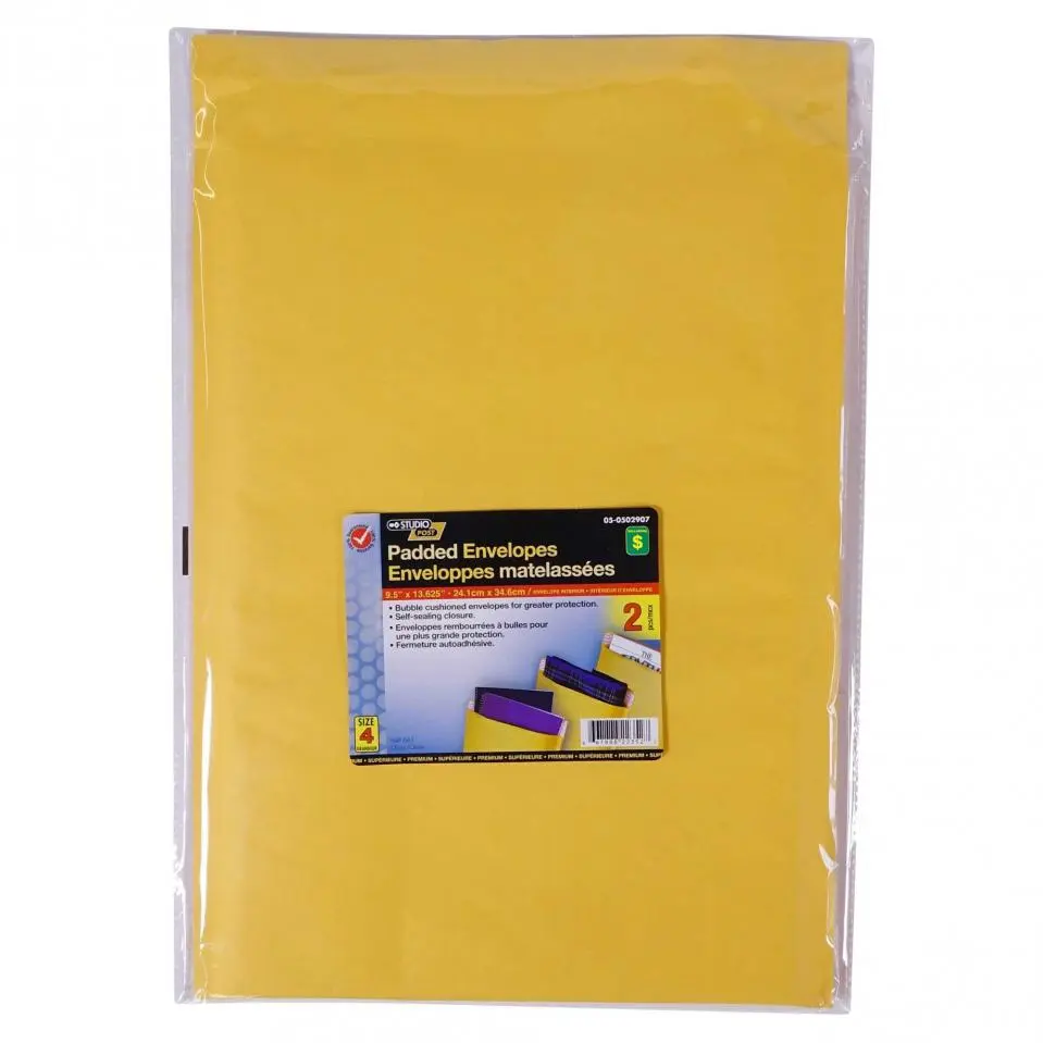 Padded Envelopes 9.5"x13.625", 2PK