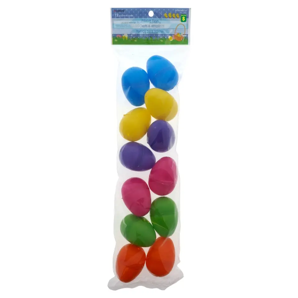 12PK Easter Fillable Eggs