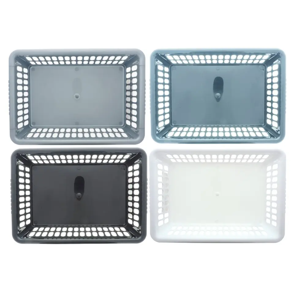 Plastic Storage Basket (Assorted Colours