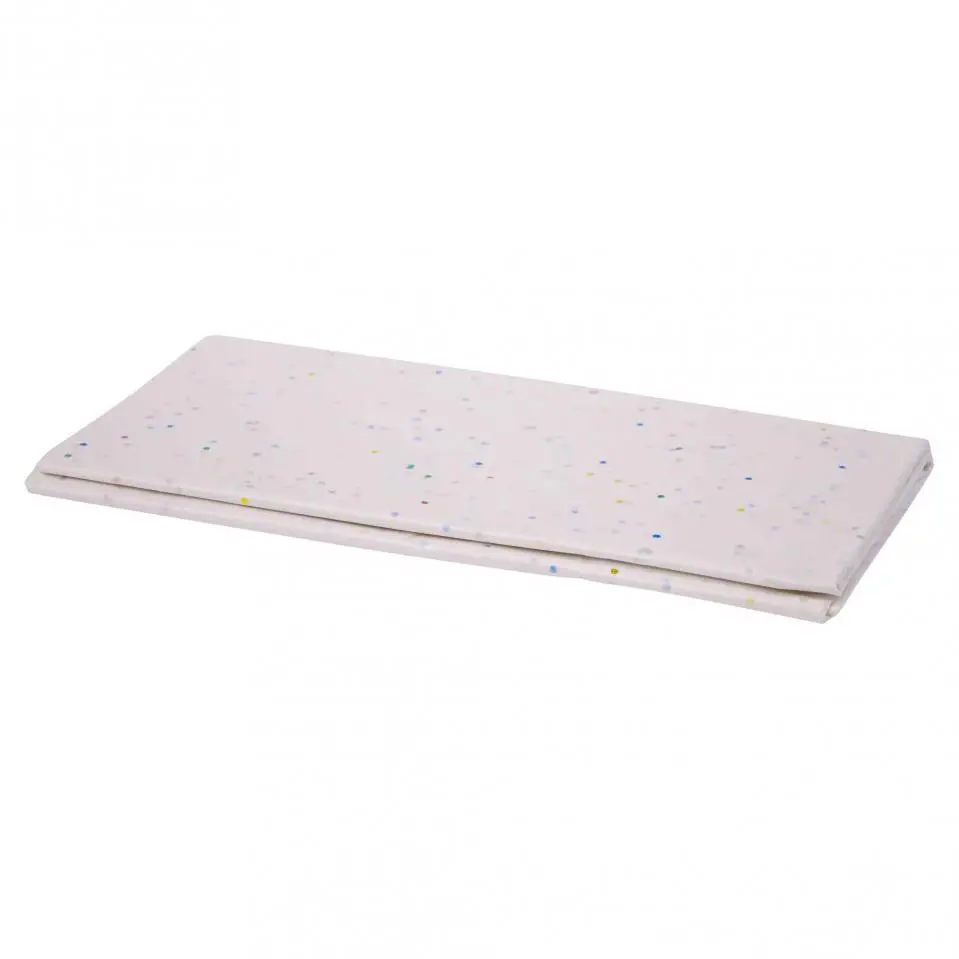 20 Sheet White Tissue Wrap - Confetti Sparkles