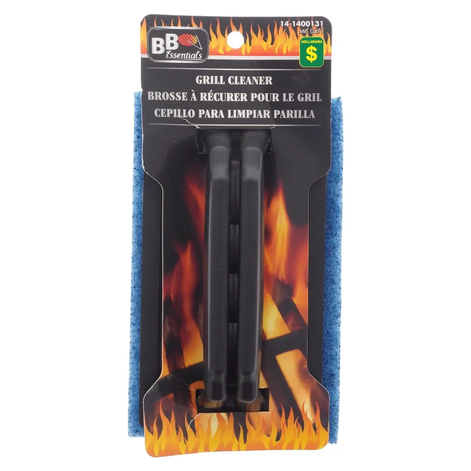 Heavy Duty B.B.Q. Scrubber with Handle