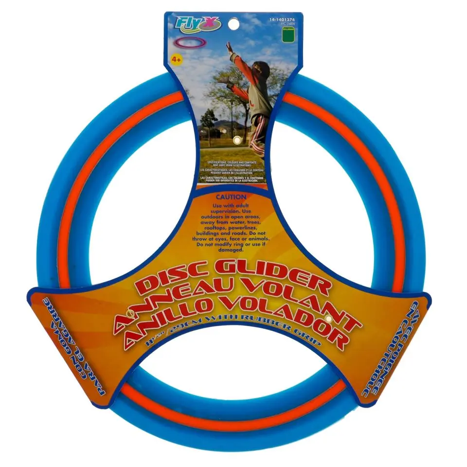 Flying Ring with Rubber Grip