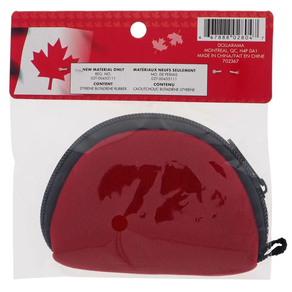 Canada Coin Holder with Zipper