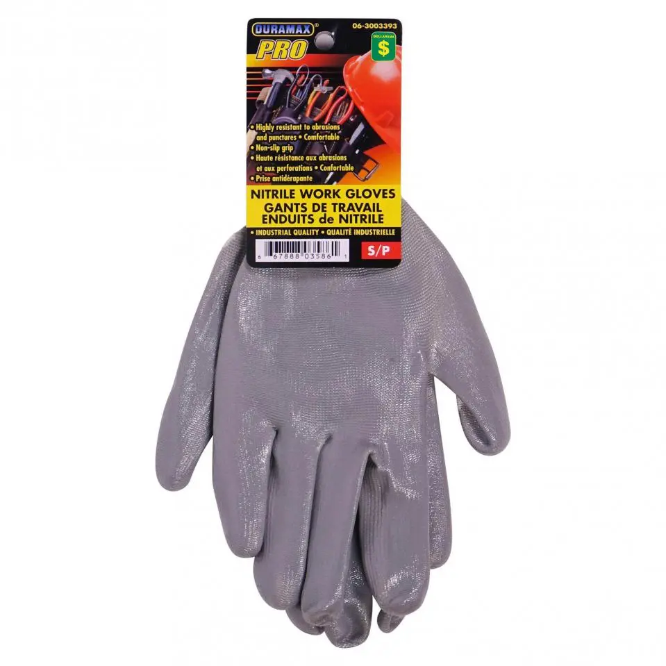 Nitrile Work Gloves (Assorted Colours)