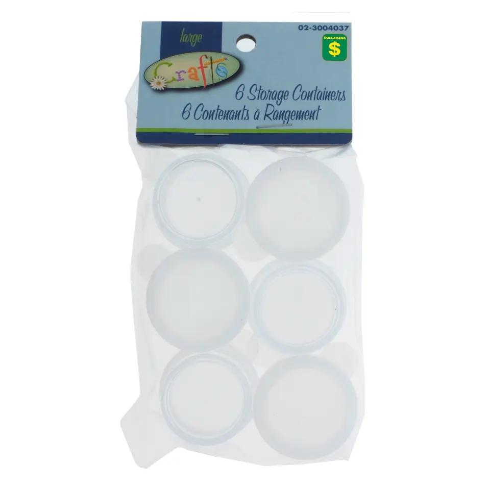 Storage Containers 6PK and 8PK