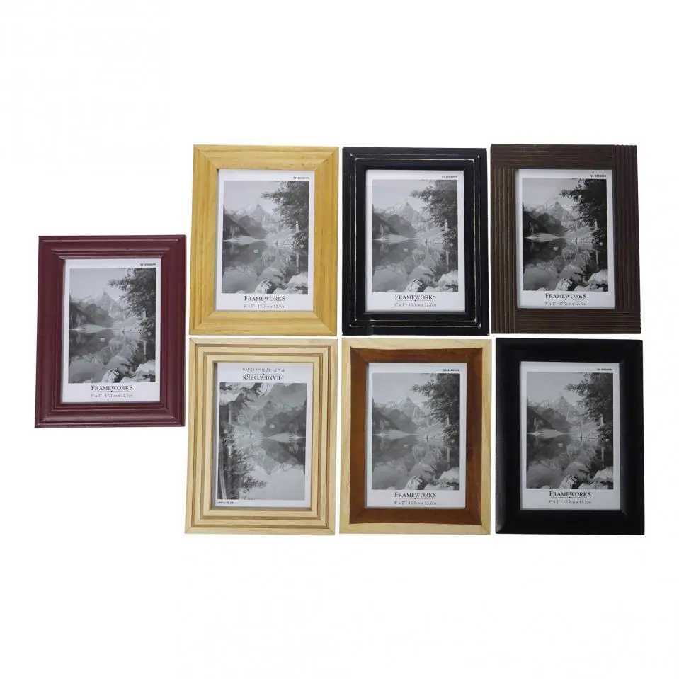 5''x7'' Wooden Photo Frame (Assorted Styles)