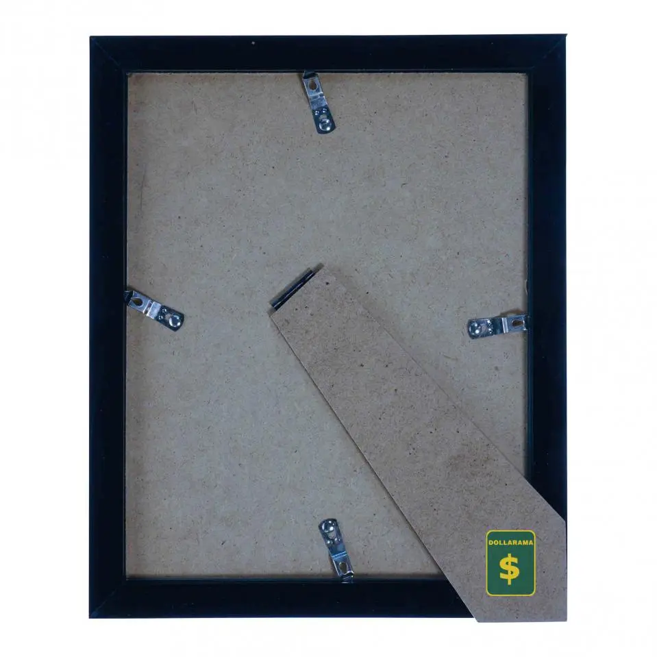 Cadre photo noir 8''x10'' en plastique - Caisse de 12 | Dollarama
