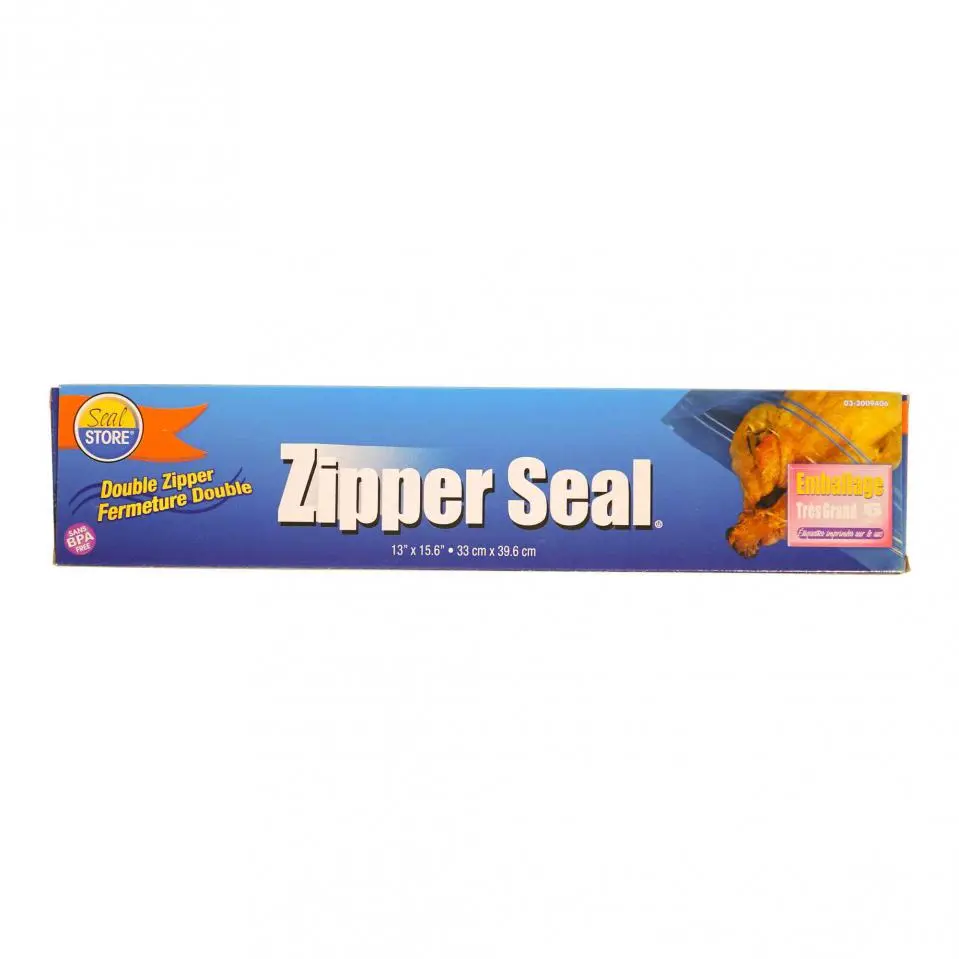 Zipper Seal Storage Bags 6PK