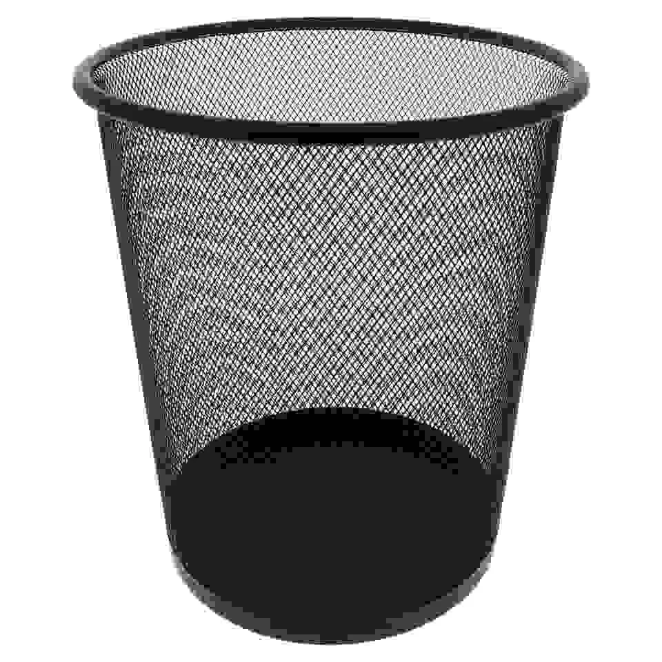 Metal Mesh Trash Bin (Assorted Colours)