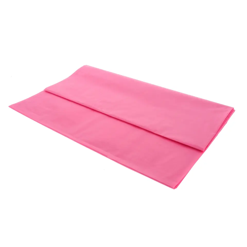 Rectangular Hot Pink Plastic Table Cover