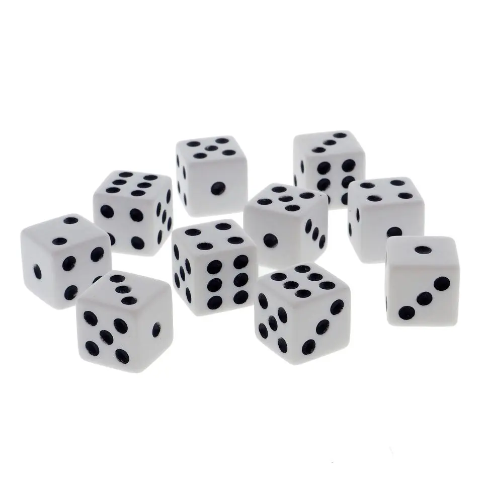 Set of 10 Game Dice