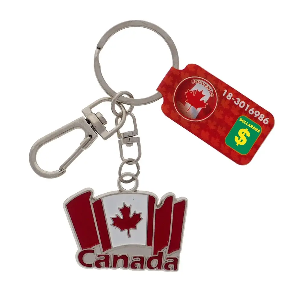 Canada Souvenir Enamel Keychain