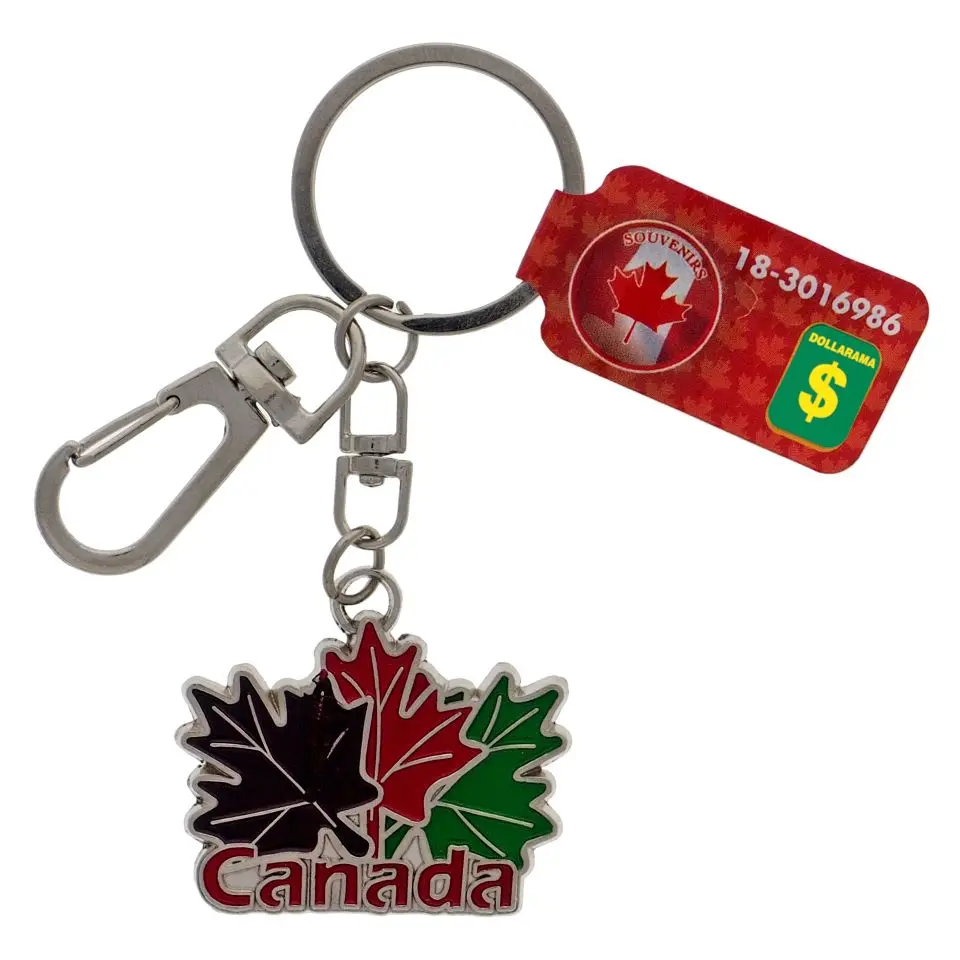 Canada Souvenir Enamel Keychain