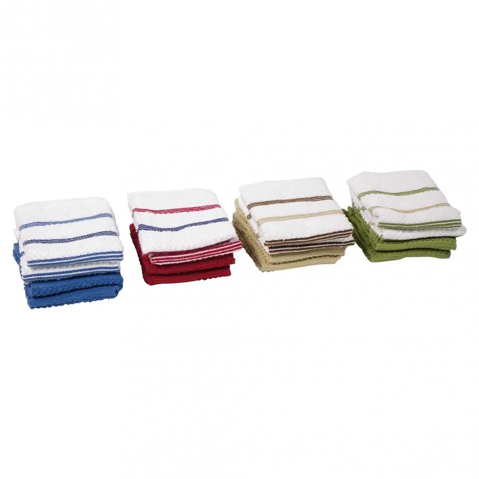 Cotton Terry Dishcloths (Assorted Colours)