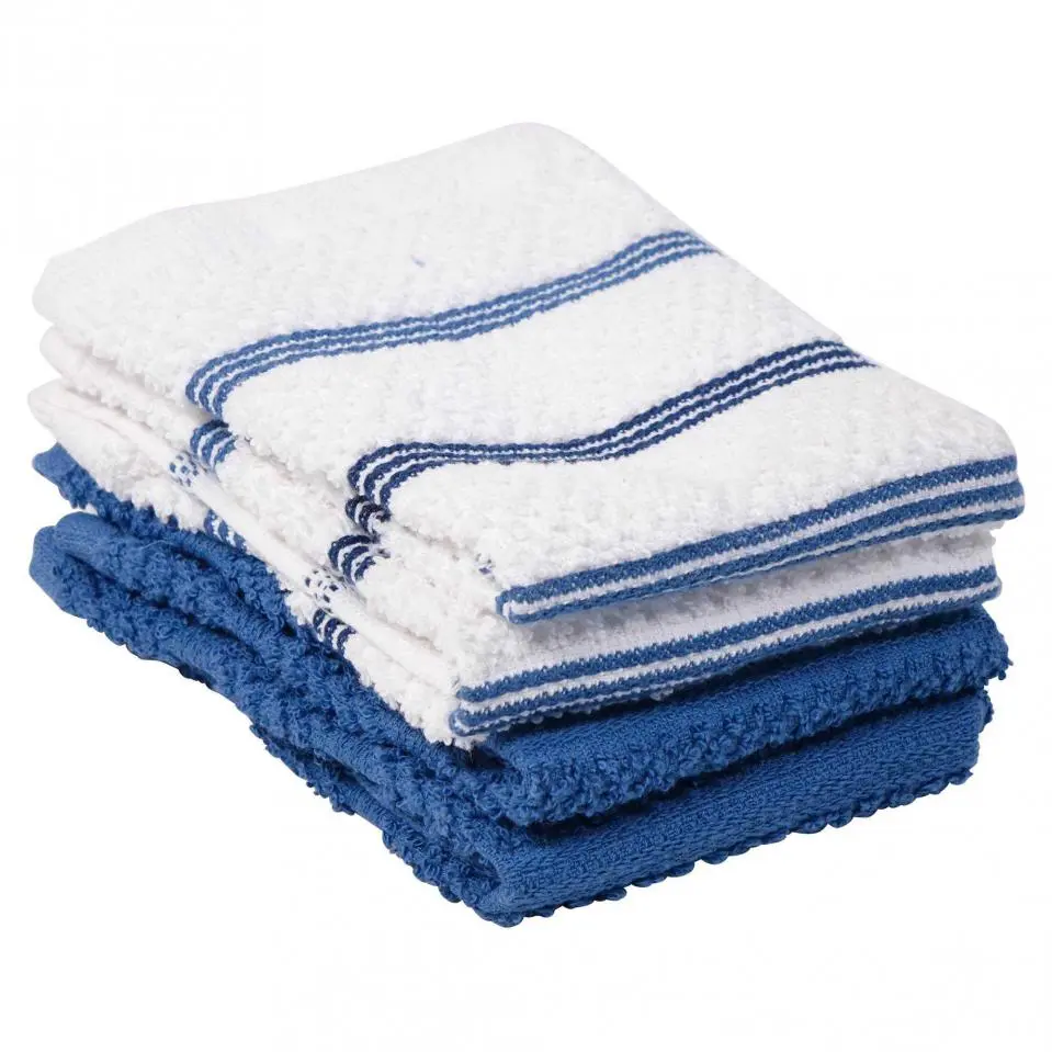 Cotton Terry Dishcloths (Assorted Colours)