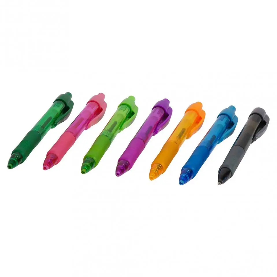 Retractable Ballpoint Pens 7PK