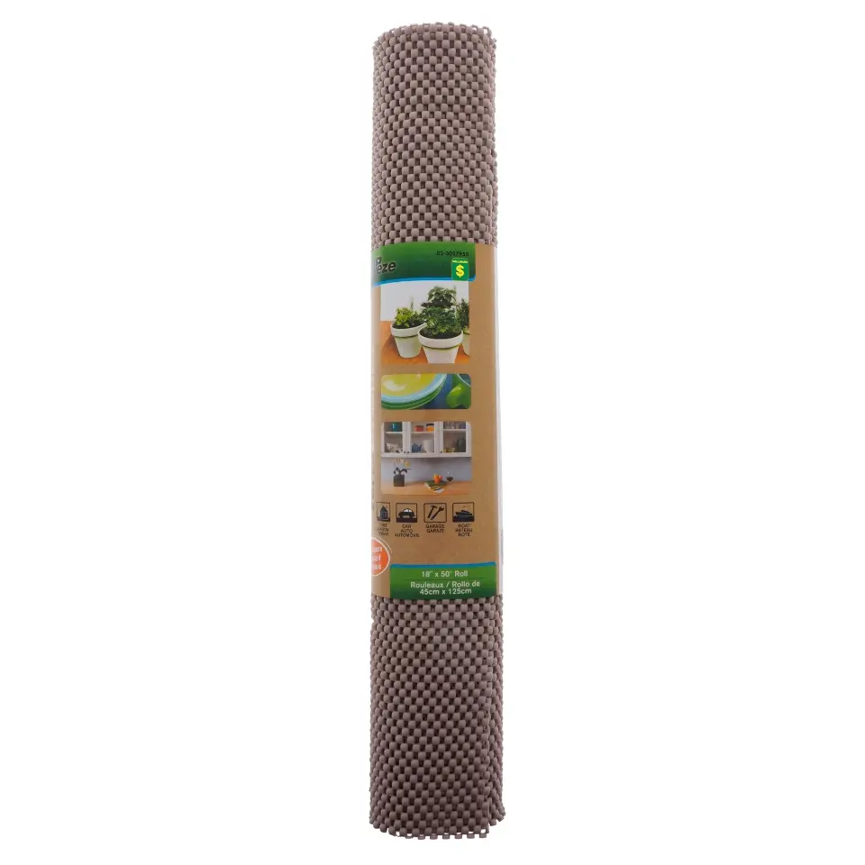 Taupe Anti-Slip Shelf Liner - Case of 18 | Dollarama