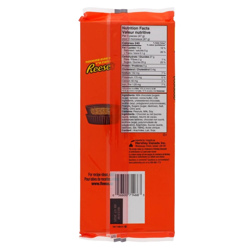 8Pk Reese Mini Peanut Butter Cups - Case of 18 | Dollarama