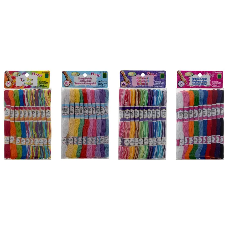 20PK Embroidery Threads