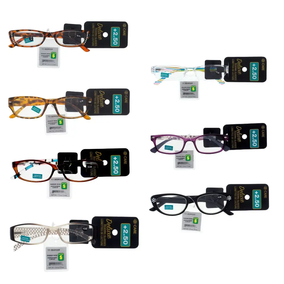 Reading Glasses +2.5 Diopter (Assorted Styles)