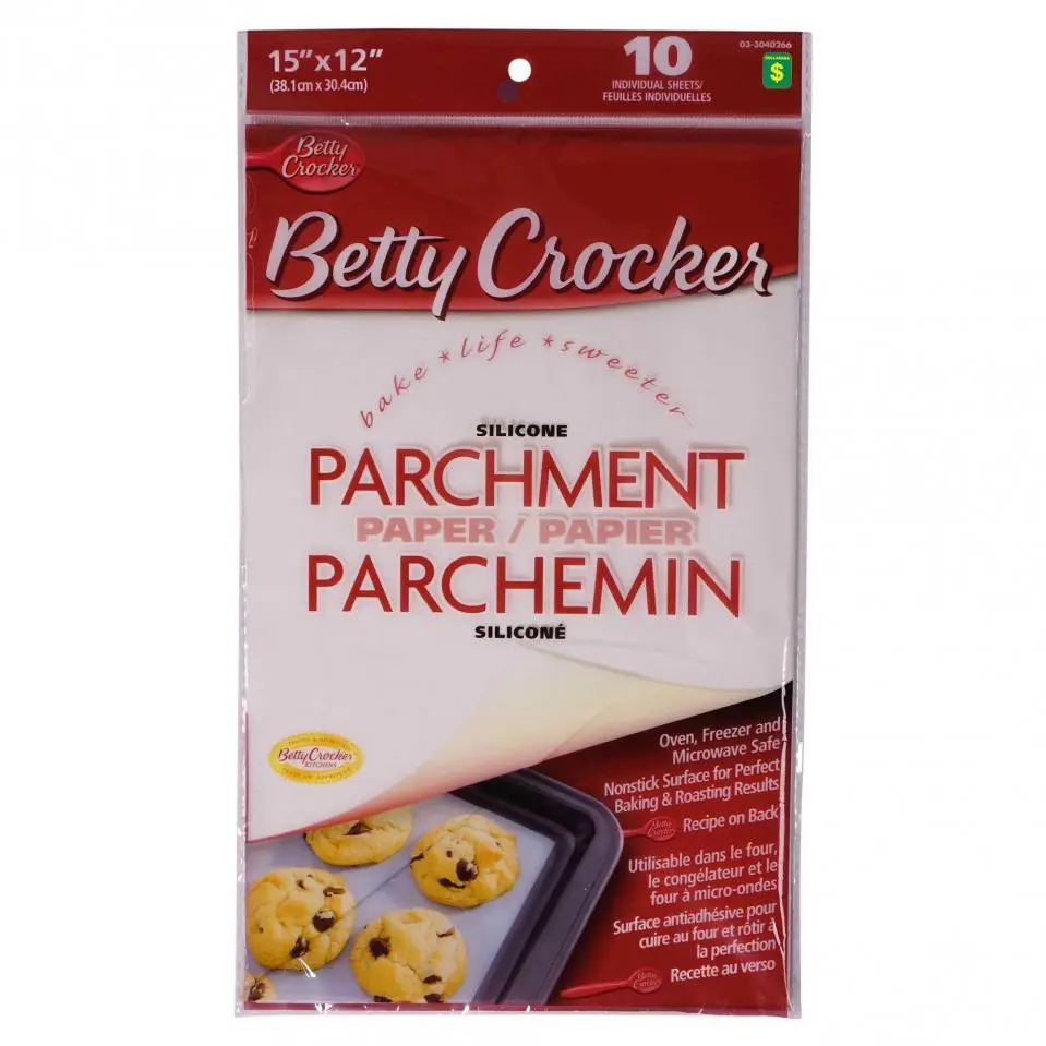 10 Papier parchemin en silicone - Caisse de 72 | Dollarama