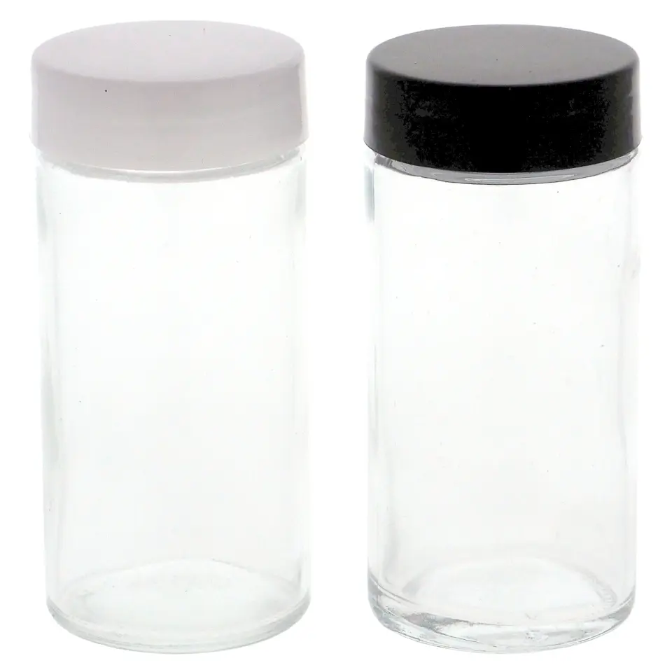 Glass Spice Jar 3PK (Assorted Colours)