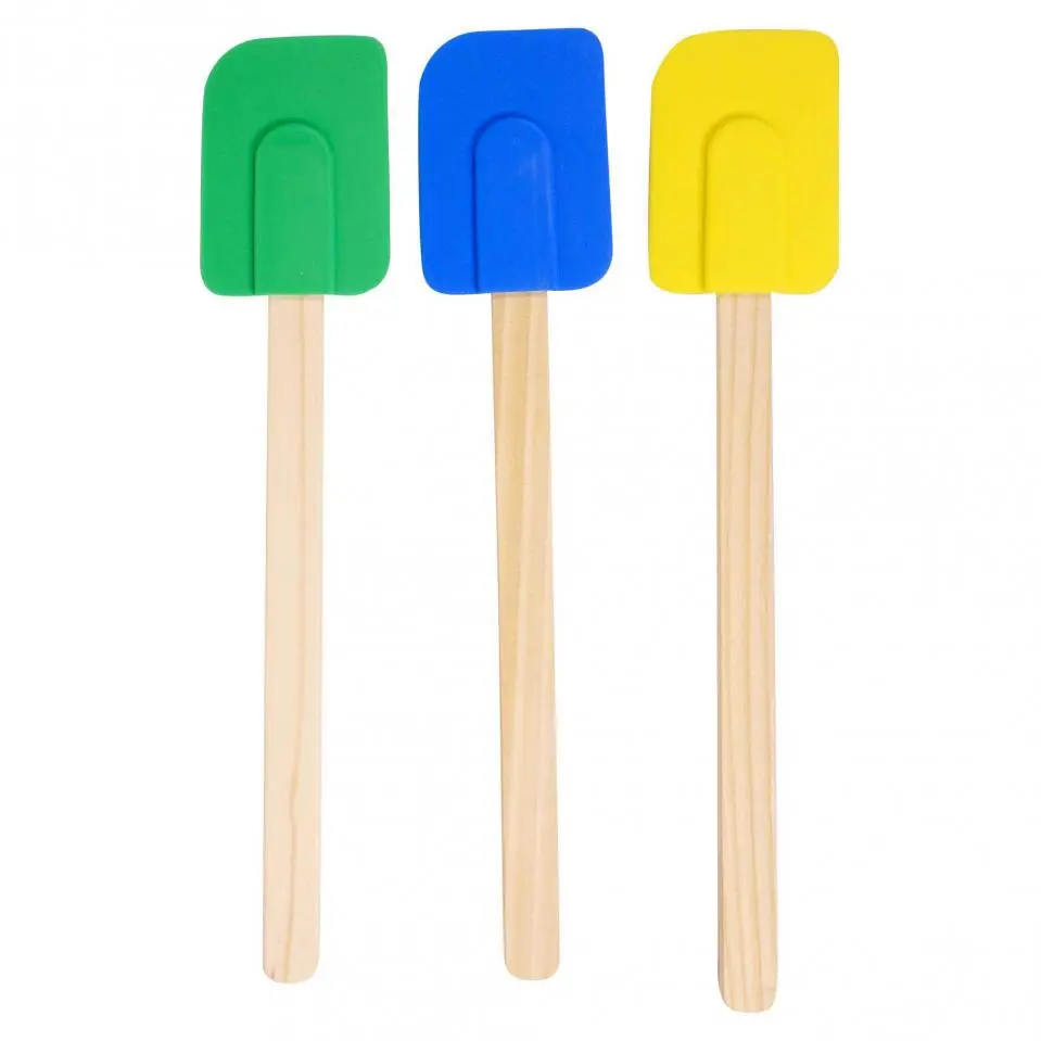 Silicone Spatulas 3PK (Assorted Colours)