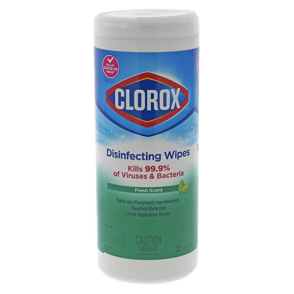 Clorox disinfecting wipes