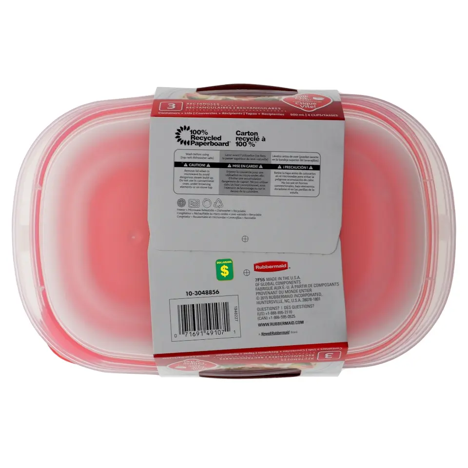 Food Containers 3PK