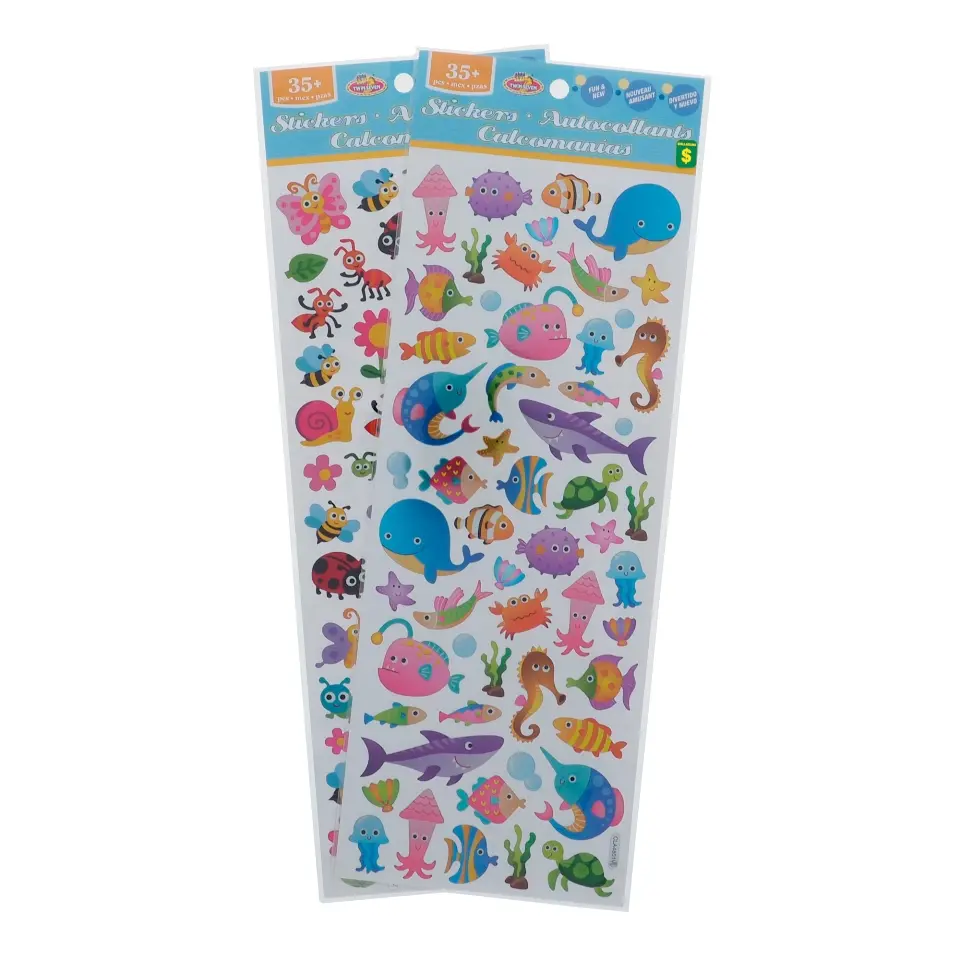 Stickers 35+PK (Assorted Colours)