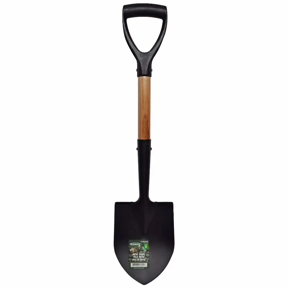 Metal Shovel with Wooden Handle