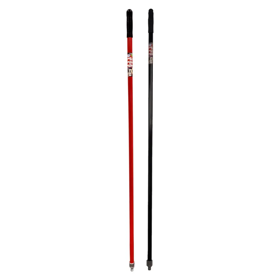 Metal Broom Pole (Assorted Colours)