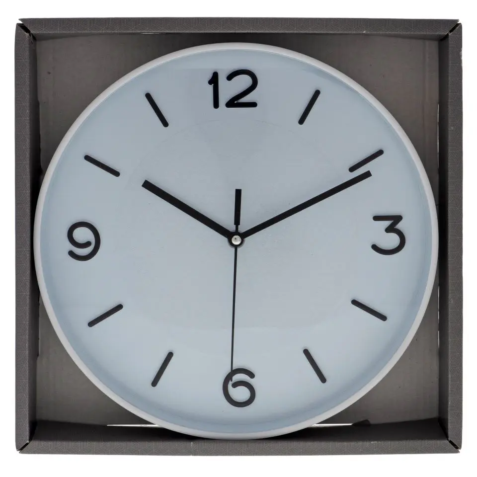 Wall Clock with Geometric Pattern