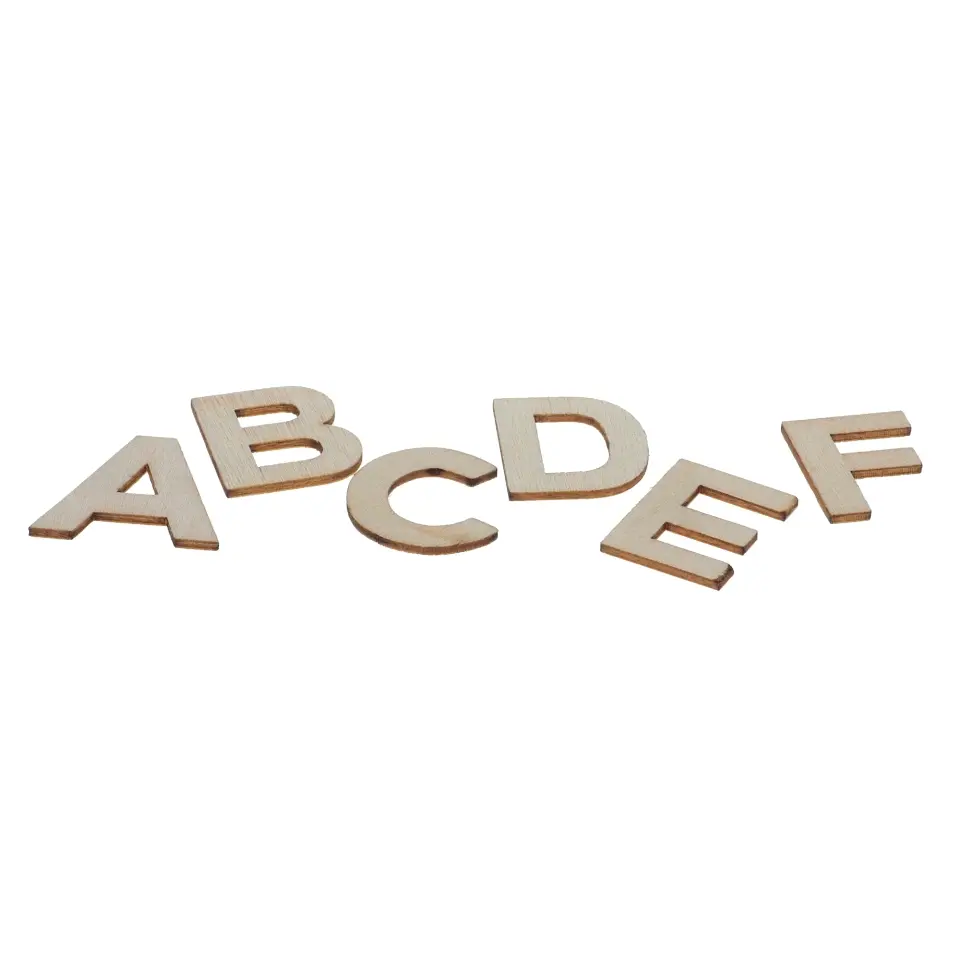 162pc Wooden Alphabet Letters