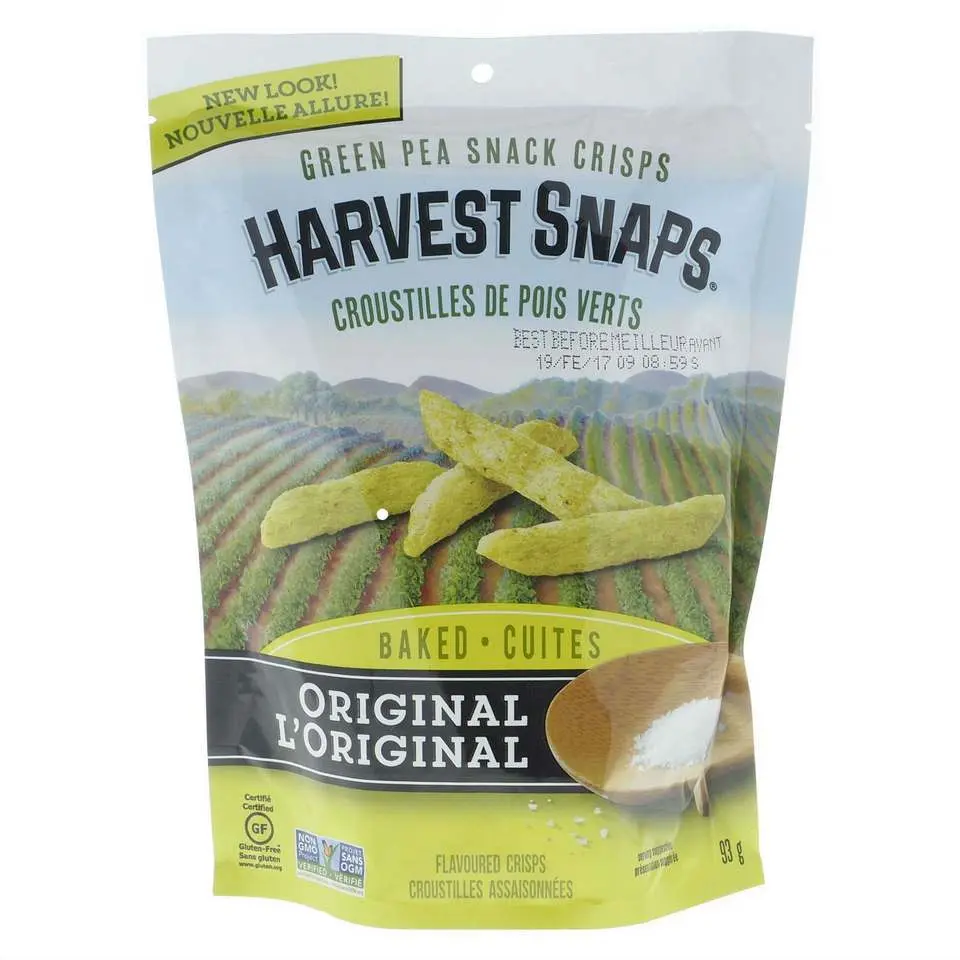 Green Pea Snack Crisps