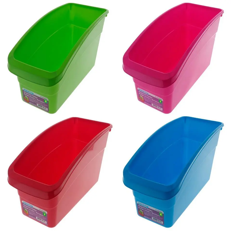 Plastic Magazine Holder (Assorted Colours)