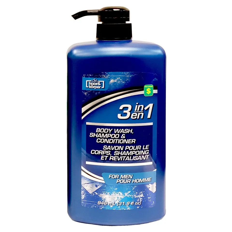 Body Wash, Shampoo & Conditioner 3 in 1 - Men