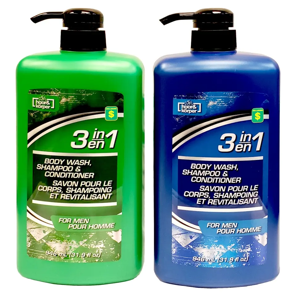 Body Wash, Shampoo & Conditioner 3 in 1 - Men