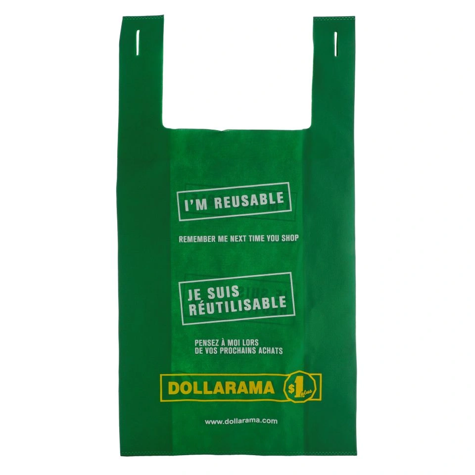 Bilingual Dollarama Reusable Bag