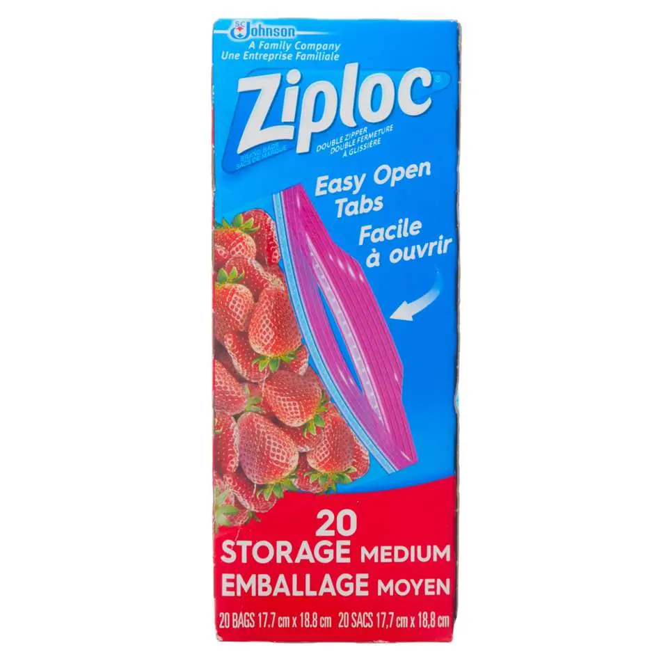 20 Ziploc Medium Storage Bags