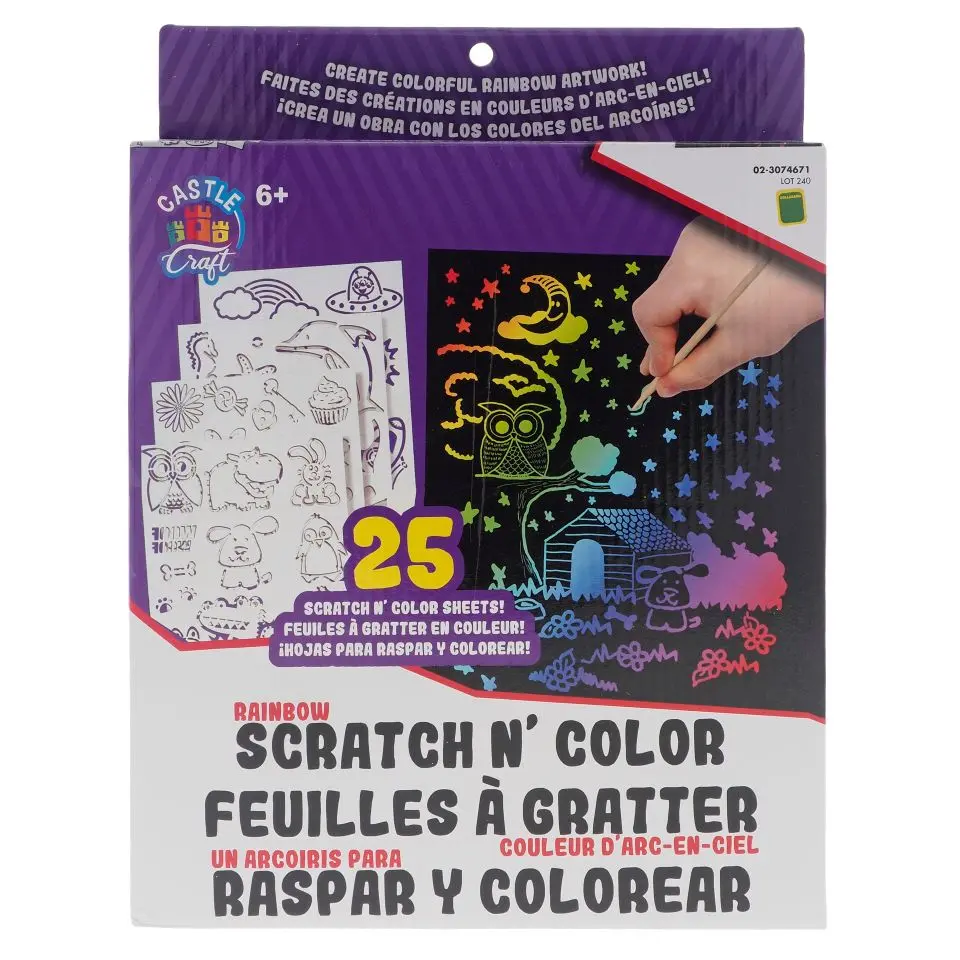 Scratch and Color Craft Set