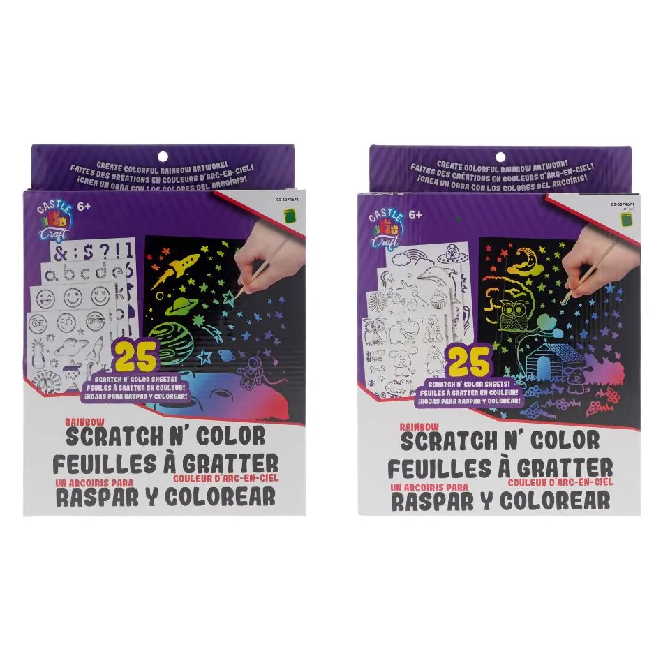 Scratch and Color Craft Set