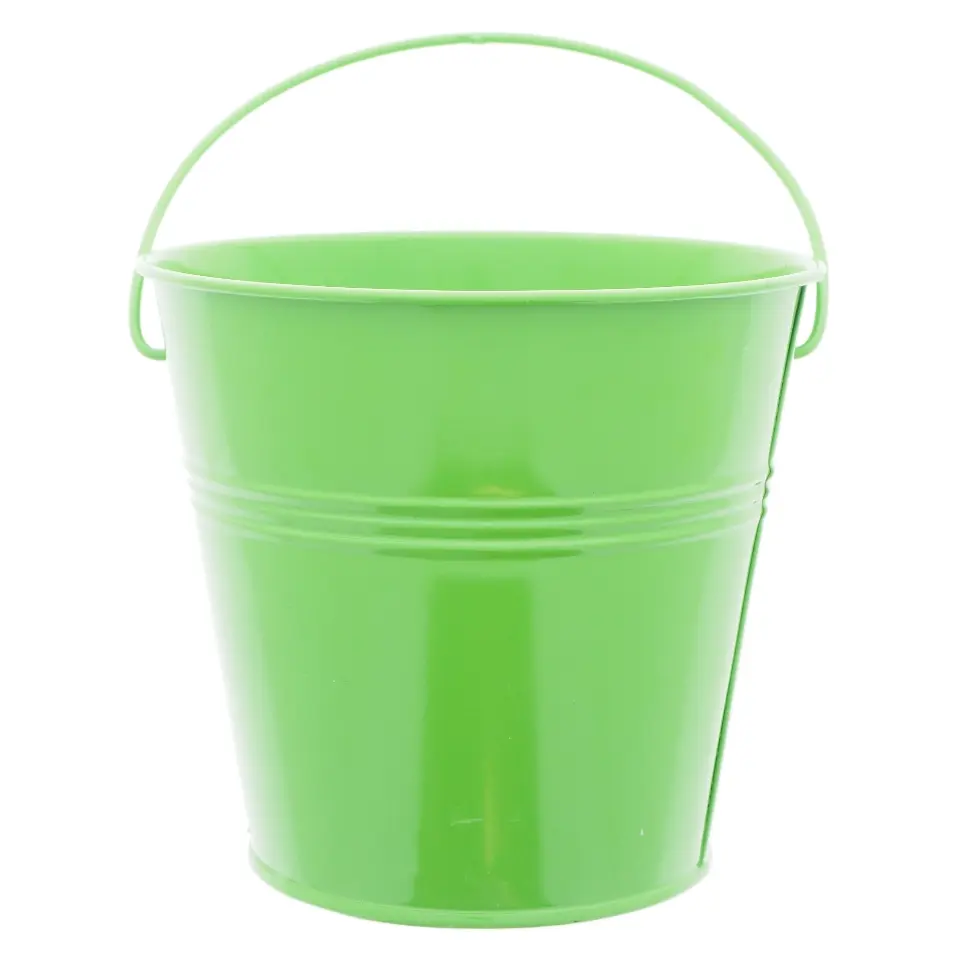 Citronella Candle In Tin Bucket